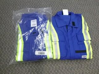 (2) Size 44 Coveralls w/ Reflective Strips