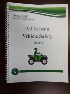 Qty of (4) Green Seal ATV Safety Handbooks *Dated Nov 28, 2017*