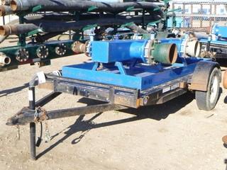 2014 Manifold Trailer w/ Drip Tray, (4) 4" Discharge Points, (2) 8" Inlet Points, ST205/75R15 Tires, 8 Ply. VIN 2RGBU1018E1000758