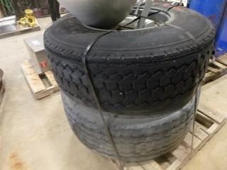 Tires - (1) 245/70R17 and (1) 425/65R225 (NF-16)