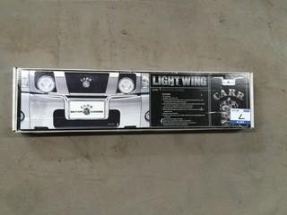 Carr Light Wing, Black Powder Coat, P/N Car 167302.