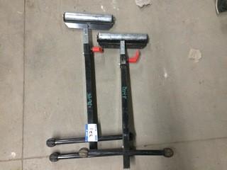 Roller Stand, One is Damaged.