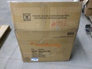 Madway, Beige Chair, P/N EEI-2227-BEI.