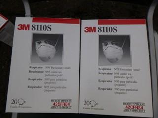 Qty Of Approx (40) 3M N95 Respirators *Note: Proceeds From This Item Will Be Donated To The University Hospital Foundation*