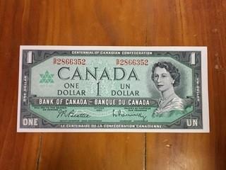1967 Bank of Canada One Dollar Note, 2866352.