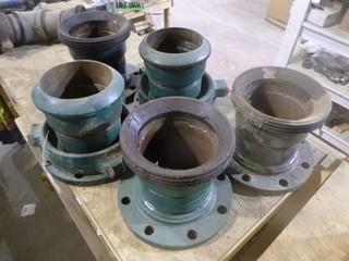 Qty Of Assorted Piping w/ Flanges And Hammer Union