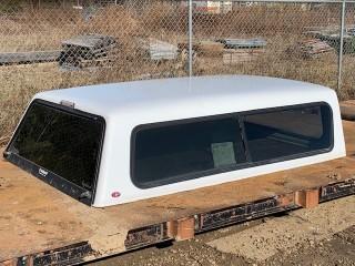 Raider Fiberglass Truck Cap For 8' Box, Sliding Side Windows, Model 8FS0VAG1615283 *Note: Item Located At 4327 Industrial Ave, Onoway. Viewing By Appointment, Contact Shazeeda 780-721-4178*