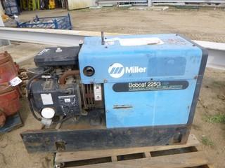 Miller Bobcat 225G Plus Welder / Generator,  CC/VA, AC/DC, 8000W, Showing 3401 Hrs. /w Onan P216/P220 Gas Engine (WR1-19)