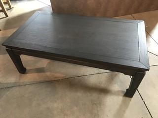 Solid Dark Brown Coffee Table 52 x 28 x 18.