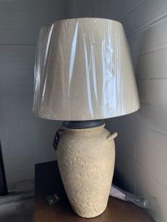 (2) Clay Bottom Lamp ( 1 in Box).