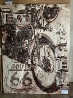 Motorcycle Art 48 x 36.
