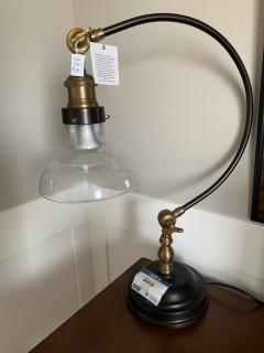 Glass Desk Lamp.