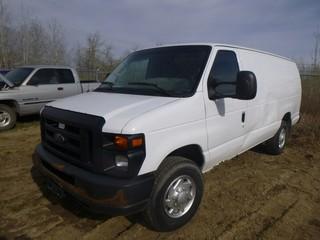 2012 Ford E-250 C/w A/T, V8, Gas. Showing 169,310kms. VIN 1FTNS2EW0CDA74556 *Note: Transmission Requires Repair, Do Not Go In Reverse*