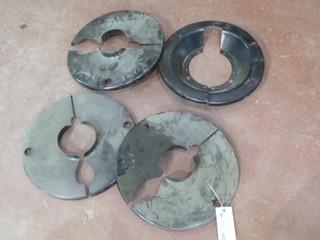 Qty Of (4) Dust Shields To Fit Trucks/Trailers