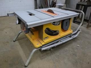 Ridgid 21in X 30in 120V Table Saw. 