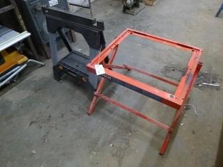 Mastercraft Sawhorse And Bosch Folding Table Saw Stand