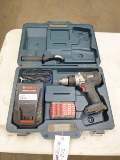Bosch 18V 1/2in Cordless Drill C/w Battery And Charger