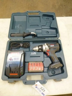 Bosch 18V 1/2in Cordless Drill C/w Battery And Charger
