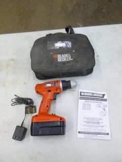 Black & Decker 18V 10mm Cordless Drill