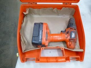 Black & Decker 18V 10mm Cordless Drill C/w Battery