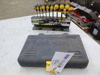 Mastercraft Socket Set C/w Stealth 9-Piece T-Handle Hex Keys