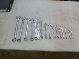Qty Of (15) Assorted Size Wrenches