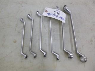 Qty Of (6) Drop Forged 7/8in-3/8in Combination Wrenches