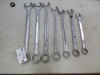 Qty Of (7) Assorted Size Wrenches