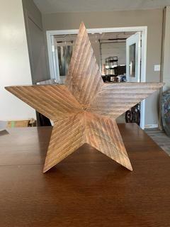 Wood Star Decoration.