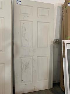 Cream Interior Door Slab 36" x 80".