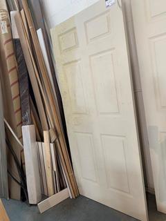 Cream Interior Door Slab 36" x 80".