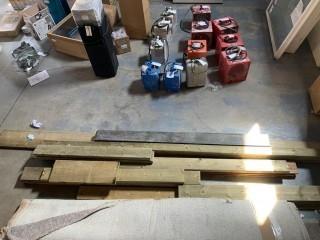 Assorted Treated Lumber.