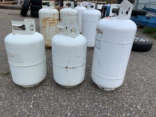 (1) 40 Pound, (2) 30 Pound Propane Bottles.