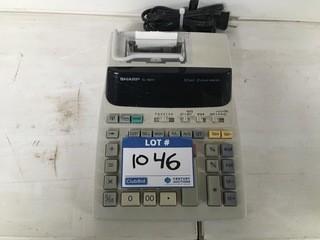 Sharp EL-1701V, 12 Digit, 2 Color Calculator.