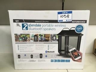 REFURBISHED Glendale PAIR Wireless Outdoor Speakers.