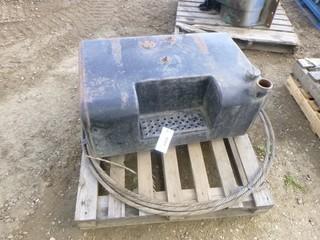 Fuel Tank for Semi, 35" L x 34" W x 16" H, C/w Wire Cable (NF-16)