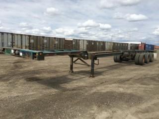 1994 Arnes 53' Triaxle Expandable Container Chassis c/w 11R22.5 Tires. S/N 2A9085432RA003188, Unit # TNXZ 196757.