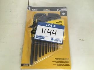 NEW Titan 25PC Hex Key Set.