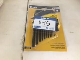 NEW Titan 25PC Hex Key Set.