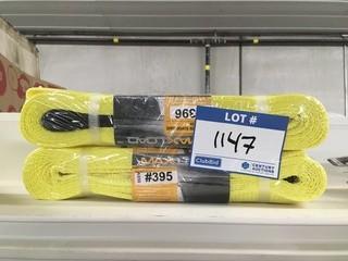 (2) Maxload 2" x 20" Tow Strap (Up To 10,000Lbs).