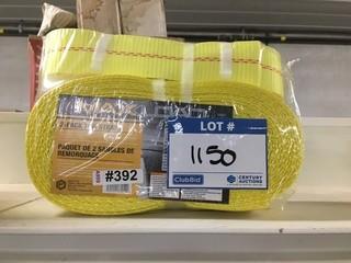 Maxload (2) Pack Tow Straps ( Up To 20,000Lbs).