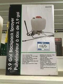 3.9 Gallon Backpack Sprayer.