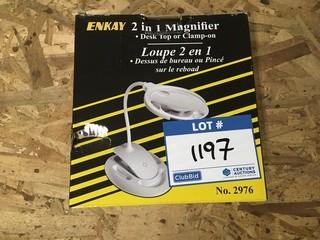 ENKAY 2 in 1 Desktop Magnifier.