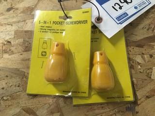 (2) Pocket Screwdrivers.