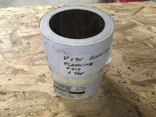 6" x 50' Aluminum Flashing.
