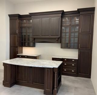 Showroom Kitchen Cabinets, Kitchen Island, countertops, backsplash tile and lighting *Buyer Responsible For Dismantle and Load Out, Located at 1629 - 32 Ave N.E., Calgary, AB. For More Info Call Graham @ 403-968-7697*  