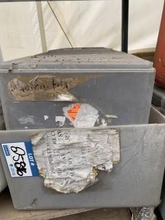 (2 ) Plastic Bins .