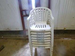 (8) Plastic Chairs (WR5-21)