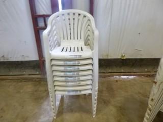 (8) Plastic Chairs (WR5-21)