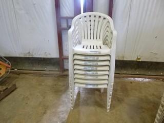 (8) Plastic Chairs (WR5-21)